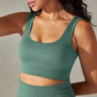 Sujetadores deportivos sin costuras para mujer, ropa interior a prueba de golpes para correr en el gimnasio, top corto, sujetador de yoga transpirable - details 16
