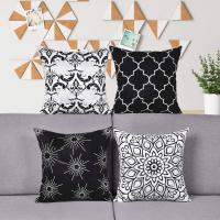 Juego de 4 fundas decorativas de cojín de 45x45 cm, fundas muy suaves con estampado para exteriores, para sofá o estantería - details 3