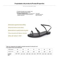Sandalias de mujer 2025 nuevas sandalias de mujer de cabeza redonda, sandalias planas versátiles de moda para mujer - details 1