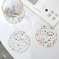Posavasos de cerámica absorbente con patrón de terrazo, decoración moderna para mesa de centro, gran regalo de inauguración de la casa - details 4