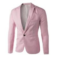 Traje de Trabajo Vintage Blazer Casual para Hombres Ajuste Delgado Moda de Primavera-Verano - details 3
