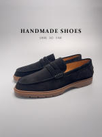 Mocasines de alta gama, cuero genuino, piel de vaca de primera capa, zapatos de moda hechos a mano con un pedal. - details 24