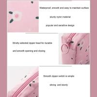 Bolsa de almacenamiento de tampones de servilleta sanitaria para mujer, bolsa organizadora portátil impermeable, bolsa de servilletas sanitarias con patrón - details 4