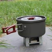 Quemador sólido portátil para acampar, mini estufa de alcohol plegable para combustible al aire libre, picnic, barbacoa, estufa de cera - details 5