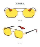 Gafas de sol cuadradas vintage para hombre, gafas de sol Steampunk, gafas de moda estilo punk retro para mujer, gafas de sol retro - details 9