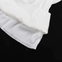 Tossy-minivestido blanco con volantes y cuello en V para mujer, vestido elegante de manga larga con retazos, cintura alta, con cordones - details 7