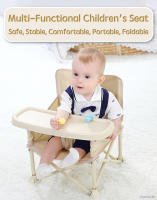 Silla portátil plegable para comer para bebés de 1 a 6 años, silla de comedor para niños, silla de Camping para bebés, silla de alimentación de tubería más gruesa de 1,8 KG - details 0