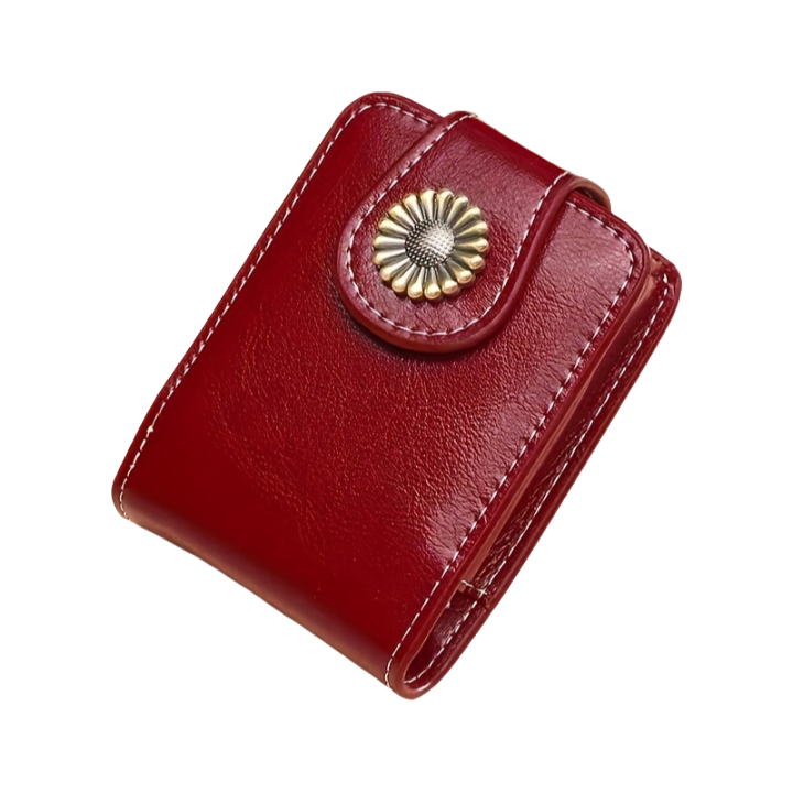 Portable Lipstick Case w/Mirror | Compact Travel Makeup Organizer Holder for Women Girls