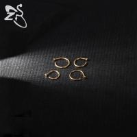 ZS-Anillo de nariz falso redondo de acero inoxidable para hombres, joyería sin perforación, Color dorado y plateado, 18G/20G, 8MM/10MM, 10 unidades por lote - details 3