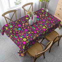 Mantel rectangular Hippie wer para fiesta, manteles impermeables para mesa de comedor, cocina, decoración del hogar - details 140