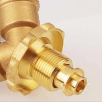 Propane Gas Splitter Adapter with Shut Off Valve Metal Quick Connecting 2 Way Gas Adapter for Gas Burner Tabletop Camping Grill