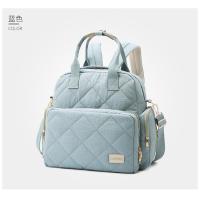 Nueva mochila antisalpicaduras multifuncional de moda de gran capacidad, bolso de maternidad, bolso, mochila de color sólido. - details 9
