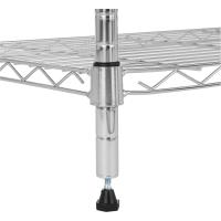 Estantera de 5 Baldosas Ajustable en Altura Sin Ruedas, Negro, 58.9 cm x 34 cm x 152.4 cm - details 4