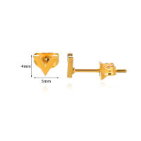 Pendientes Stud Letra V Para Mujer Joyería Minimalista De Acero Inoxidable Arete Piercing Regalo Accesorios De Moda - details 2