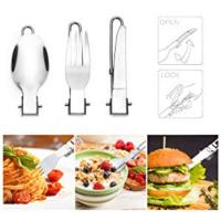 Utensilios de Cocina para Camping, Kit de Olla para Acampada y Senderismo, Portátil