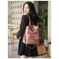 Mochila Antirrobo Impermeable para Mujer, bolso de Cuero PU, Hombro informal, Gran para Viaje, Trabajo y Escuela - details 15