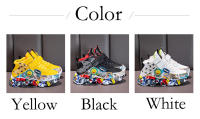 Zapatillas de deporte de alta calidad para niños y niñas, zapatos informales para correr, zapatillas de tenis deportivas de cuero con dibujos animados, a la moda - details 3