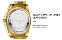 Reloj NIBOSI de lujo Premium para Hombre, Reloj de pulsera con fecha semanal, Reloj luminoso resistente al agua, relojes de cuarzo informales de acero inoxidable para Hombre, Reloj para Hombre - details 17