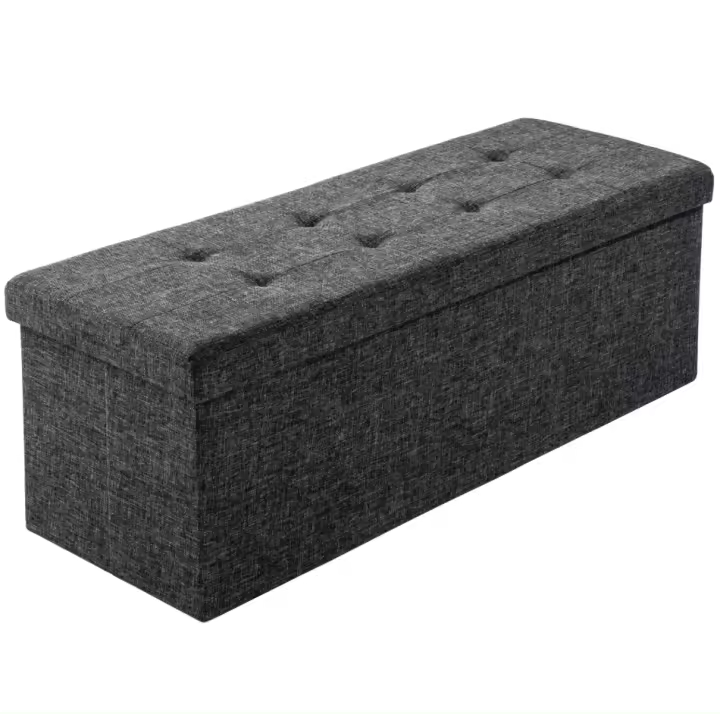 Taburete Plegable Armario de Almacenamiento Rectangular con 110x38x38cm - 1