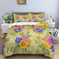 Seta de Jabón Vintage con Diseño Floral de Peonía y Girasol Ideal para Decoración de Dormitorio Material de Poliéster Estilo Boho - details 9