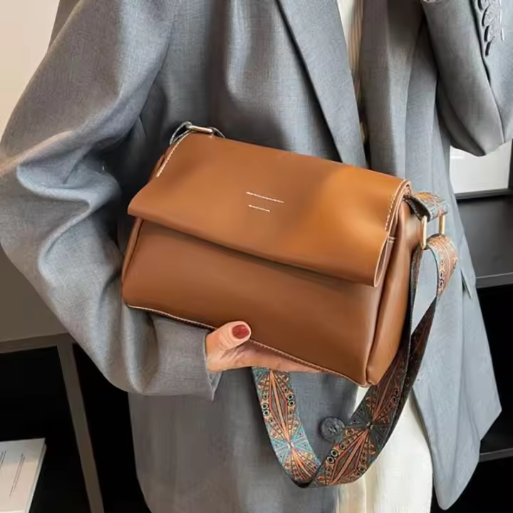 Correa de hombro de diseñador cruzada de cuero PU para mujer de alta gama, bolso VIE, lujoso y moderno, nuevo estilo - 1