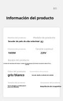 Secador de pelo de alta velocidad, cuidado del cabello de iones negativos para el hogar, secador de pelo, secado rápido de alta potencia, sin hojas, sin daños al cabello - details 0