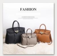 Bolso de mano de cuero genuino con patrón de lichi para mujer, Bolso grande de un hombro, capa superior, nuevo - details 0