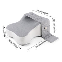 Almohada de pierna y rodilla para dormir de lado con diseño ergonómico, almohada de pierna para el embarazo, dolor de cadera y articulaciones - details 3