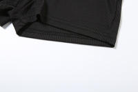 BUNO-chándales informales para Mujer, conjunto de 2 piezas, chalecos cortos elásticos con cuello en U y pantalones cortos acanalados, ropa deportiva concisa para gimnasio - details 79