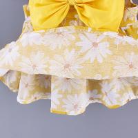 Conjunto de vestido y gorro de playa para niña, vestido de princesa con cuello halter, 2 piezas - details 16