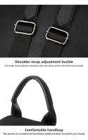 Mochila pequeña de moda para mujer, Mochila De Cuero Negro marrón simple, mini mochila de viaje informal para teléfono, regalos para niñas - details 23