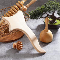 Rodillo De Masaje De Madera Para Terapia Lymphática Desagüe Masajeador Anticelulitis Fascia Para Alivio Del Dolor Muscular Corporal Tamaño Multi SML - details 7