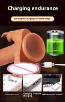 Vibrador de conejo realista con control remoto, calefacción telescópica automática artificial eléctrica para mujeres. - details 4