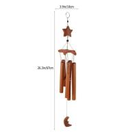 Campanas de viento de bambú para balcón, jardín al aire libre, bricolaje, decoración del hogar, tubos, campana, adornos colgantes para pared, artesanías decorativas - details 2