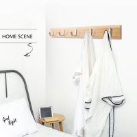 Ganchos de madera para colgar ropa, Perchero de bambú, decoración del hogar, cocina y baño, 3, 4 unidades - details 4