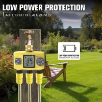 Temporizadores de agua automáticos Insoma-3 para salidas, sistema de riego de jardines y herramienta de programación de pulverización con control independiente - details 6