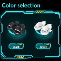 Zapatillas de sandía para hombre y mujer, chanclas planas informales con dibujos animados de tiburón Eva, Chanclas de playa, novedad de verano - details 25