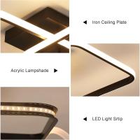 50W Plafon LED Techo Regulable, Lampara Techo con Mando a Distancia 3000K-6500K 59cm, Moderno Lamparas de Techo Salon Cuadrado para Dormitorio Salon Baño Cocina Comedor Pasillo - details 92