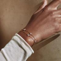 Nuevos collares de circón de acero inoxidable para mujer, Collar de cadena de hierba de cuatro hojas chapado en oro, regalo de joyería - details 14