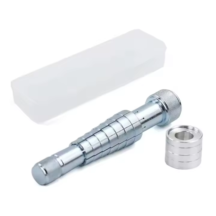 Ensanchador de anillo de doble cabeza, expansor de anillo de martillo de plástico y goma, ampliador de anillo de boda, extensor de anillo, mazo de Metal para joyería - 1