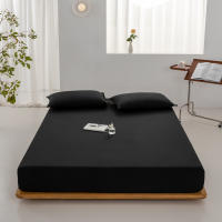 Bonenjoy-sábanas ajustadas de Color sólido, Funda de colchón suave, Sábana elástica, ropa de cama para el hogar, sin funda de almohada, 1 unidad - details 9