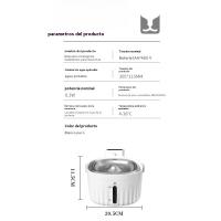 Dispensador de Agua Inteligente para Mascotas Fuente de Agua Automática para Gatos con Sensor de Movimiento Bomba Silenciosa, Diseño Inalámbrico - details 7
