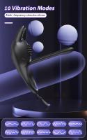 Anillo vibrador para el pene para hombres, estimulador del glande y el punto G, retraso de la eyaculación, juguete sexual para parejas - details 2