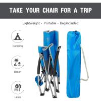 Silla Plegable de Playa Portátil Bajo Camping Espalda Alta en Malla Ultraligero con Bolsa de Transporte - details 3