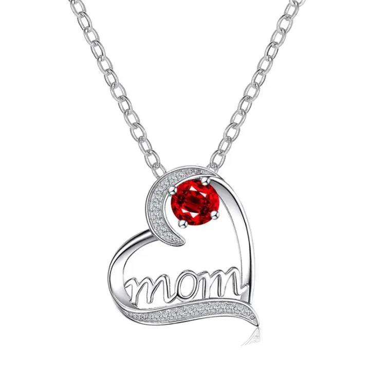 Collar de Plata de Ley 925 para Mujer, Regalos Dia DE LA Madre, Joyas originales para Mujer, Regalo de cumpleaños - 1