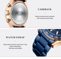 Reloj MINIFOCUS Hombre Moda, Calendario y Segundero Pequeño, Acero - details 10
