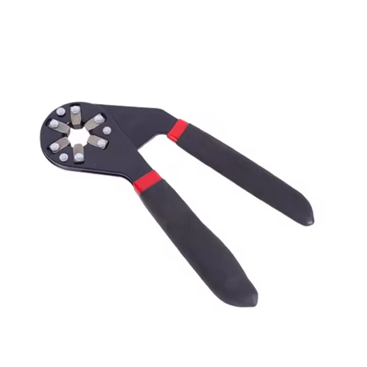 Llave Hexagonal exterior de 6/8 pulgadas, llave Hexagonal móvil eficiente ajustable, llave mágica multiusos con abrazadera - 1