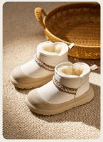 Botas de nieve nuevas para niño, engrosadas, grandes, zapatos de algodón, botas de niña - details 21