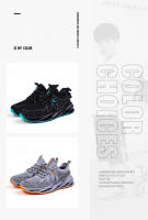 Zapatillas de moda de los hombres transpirables delgada tendencia de malla zapatos deportivos para correr Casual zapatos de hoja de fondo suave - details 4
