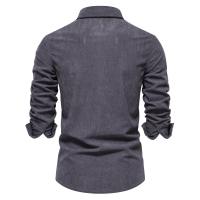 Nueva camisa de pana de otoño, camisa de manga larga para hombre, informal, delgada, versátil, a la moda - details 6